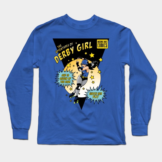 Adventures of Derby Girl Long Sleeve T-Shirt by Dani Zemba